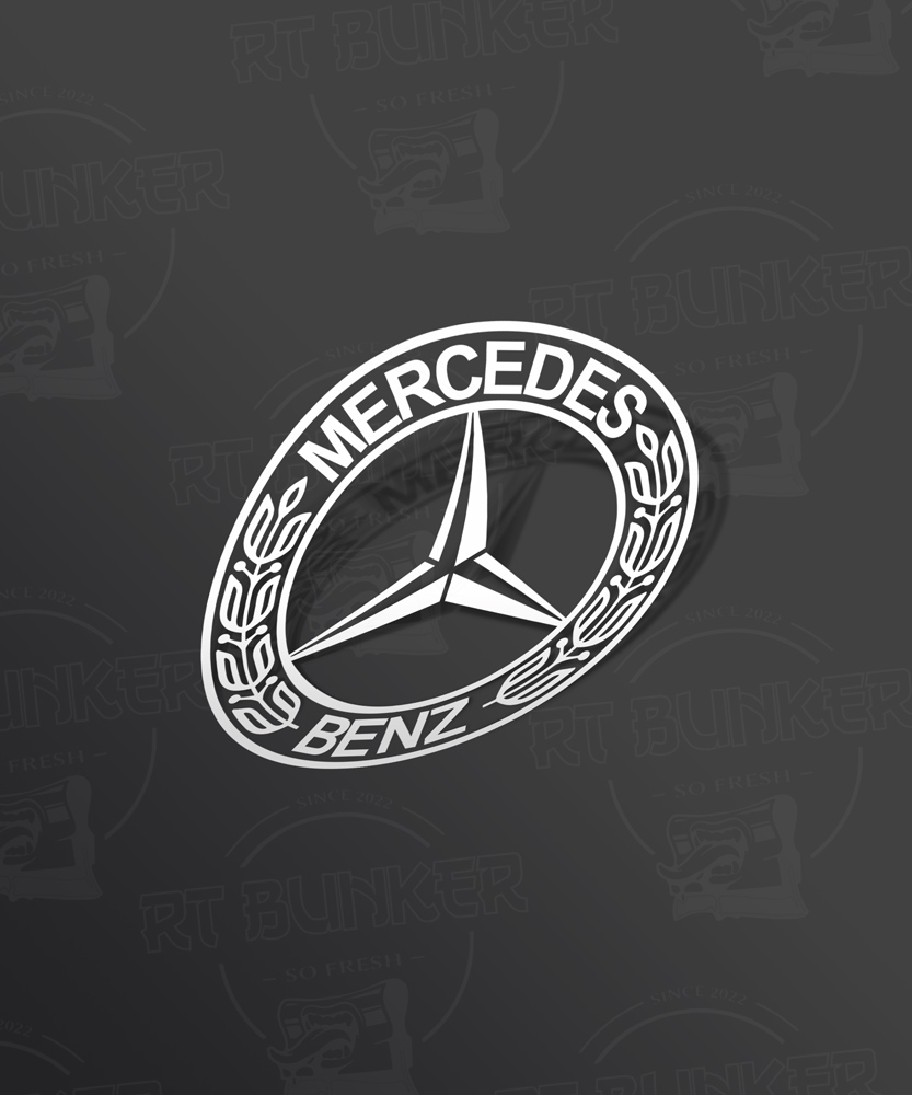Pegatina Logo Mercedes 2