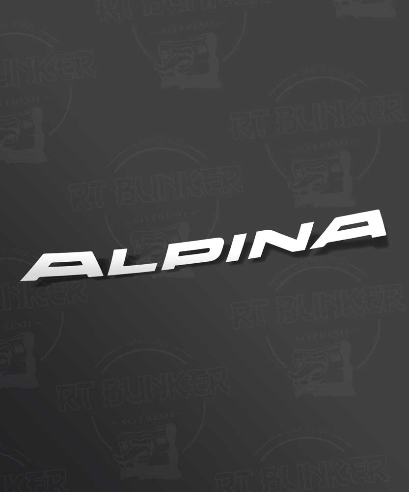 Pegatina Alpina Bmw