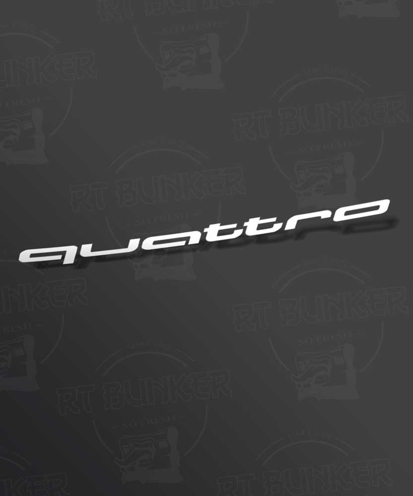 Pegatina Quattro Audi