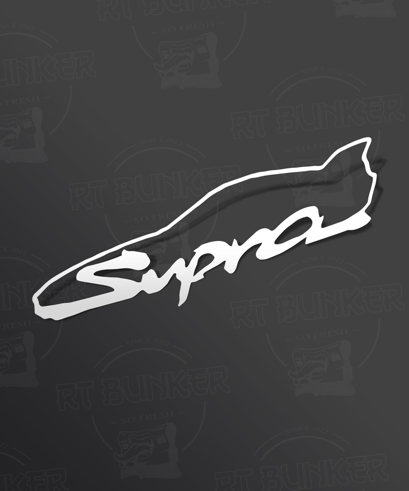 Pegatina Supra Silueta Toyota