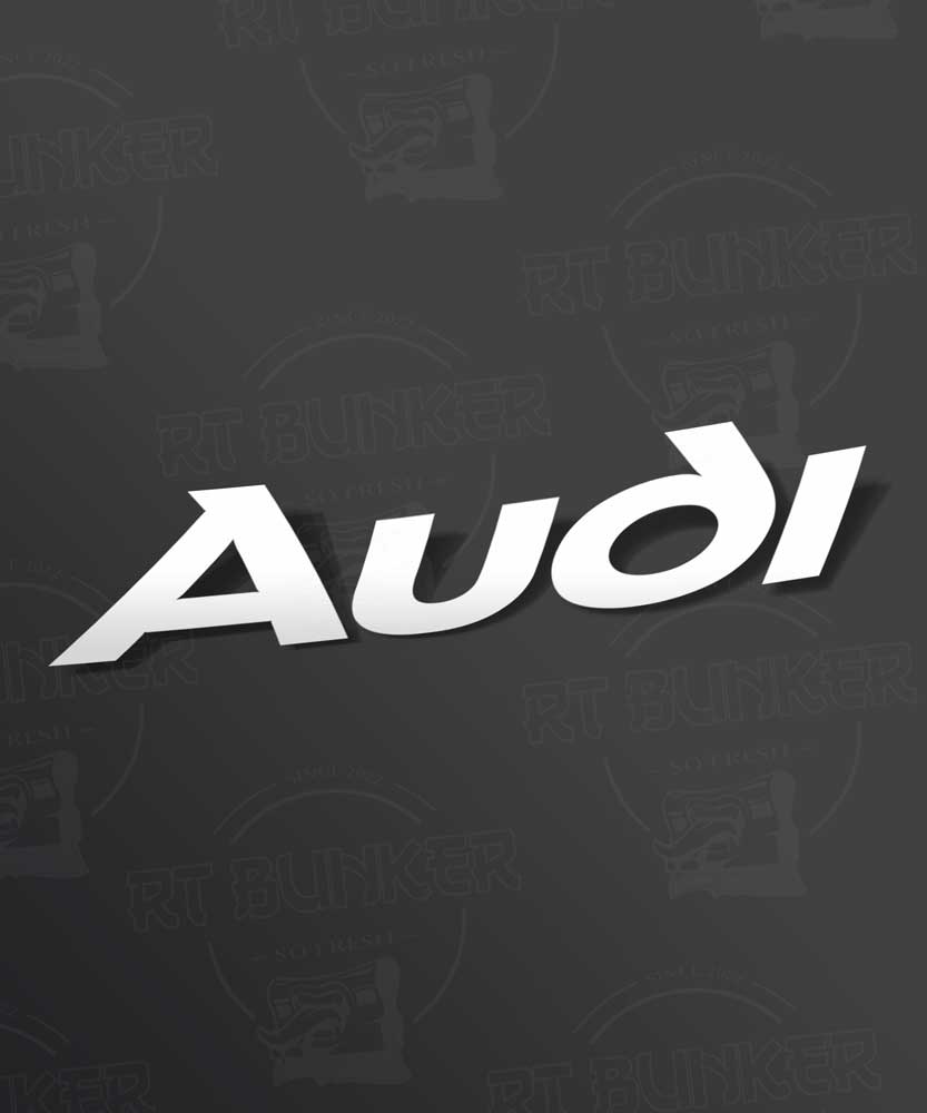 Pegatina Letras Audi