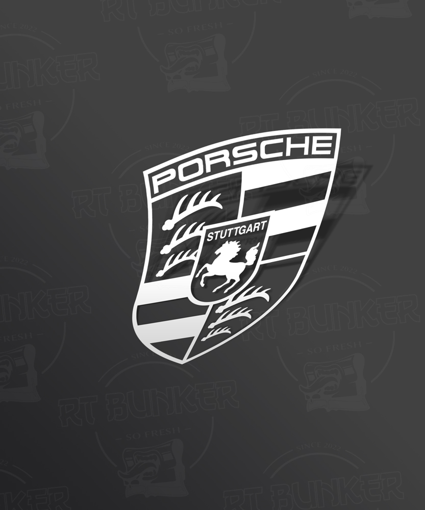 Pegatina Emblema Porsche