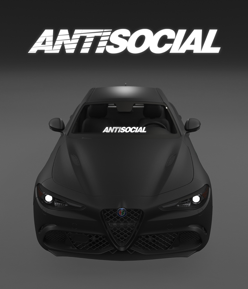 Pegatina Antisocial