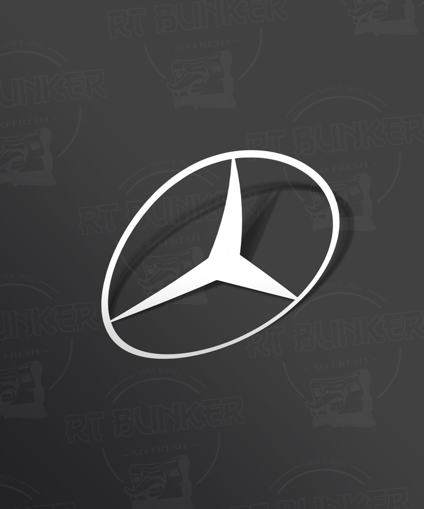 Pegatina Logo Mercedes