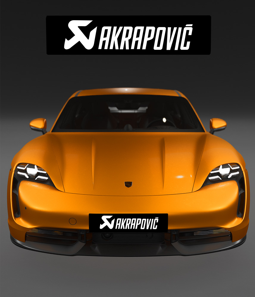 Tapamatriculas AKRAPOVIC