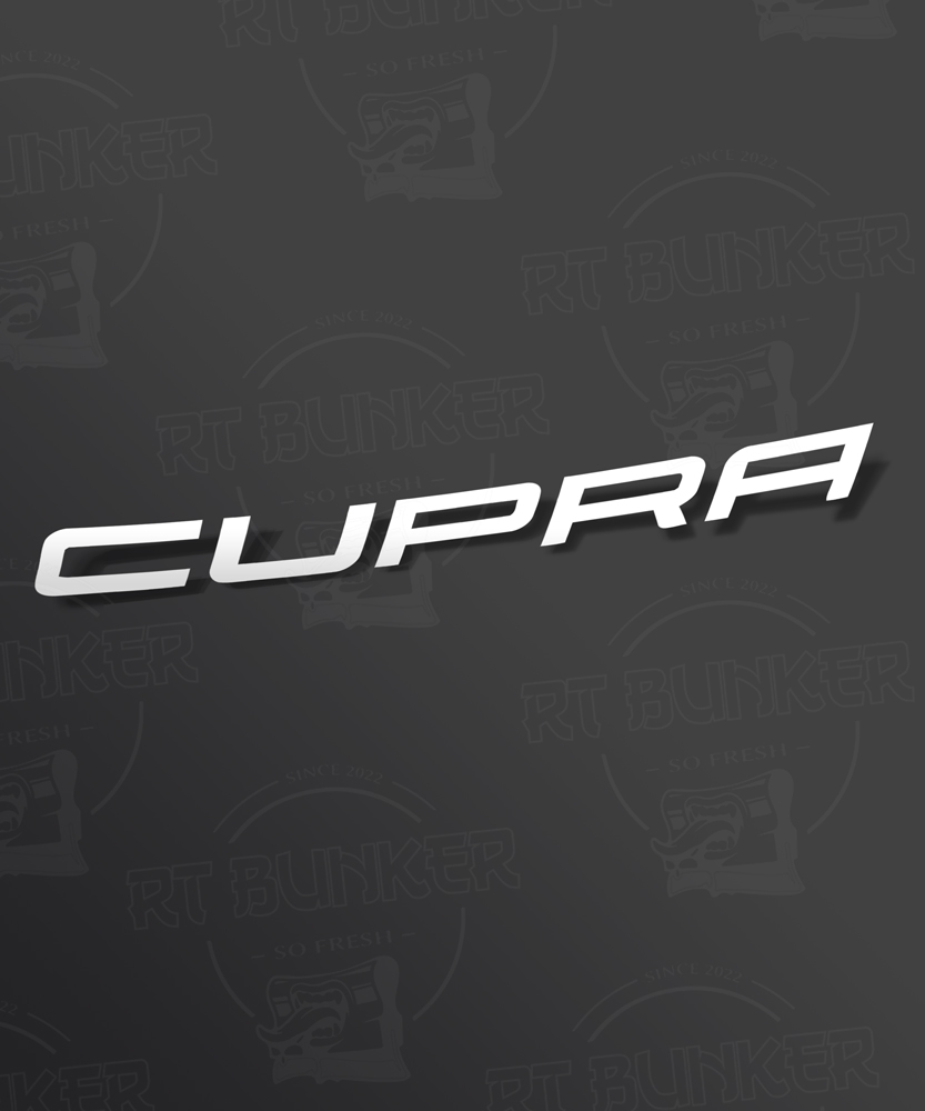 Pegatina Letras Cupra