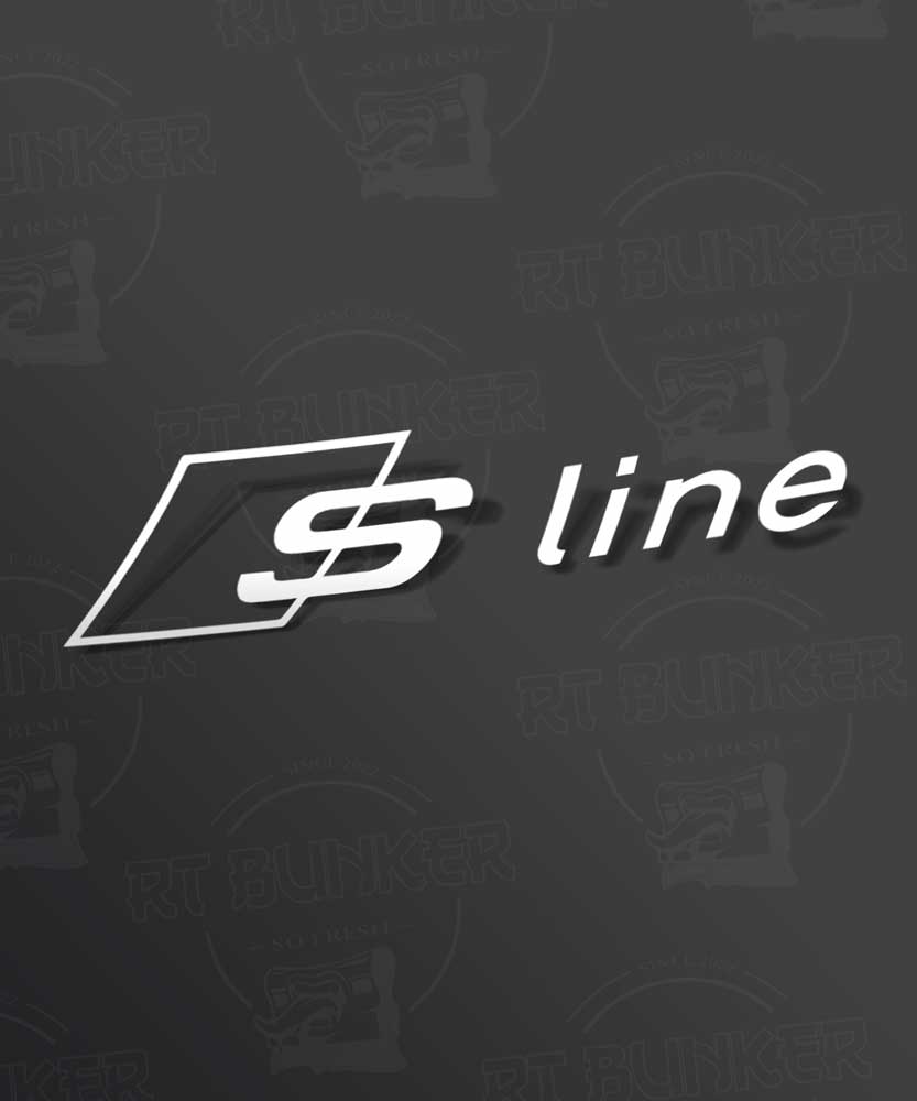 Pegatina S-line Audi