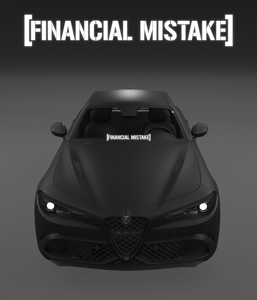 Pegatina FinancialMistake